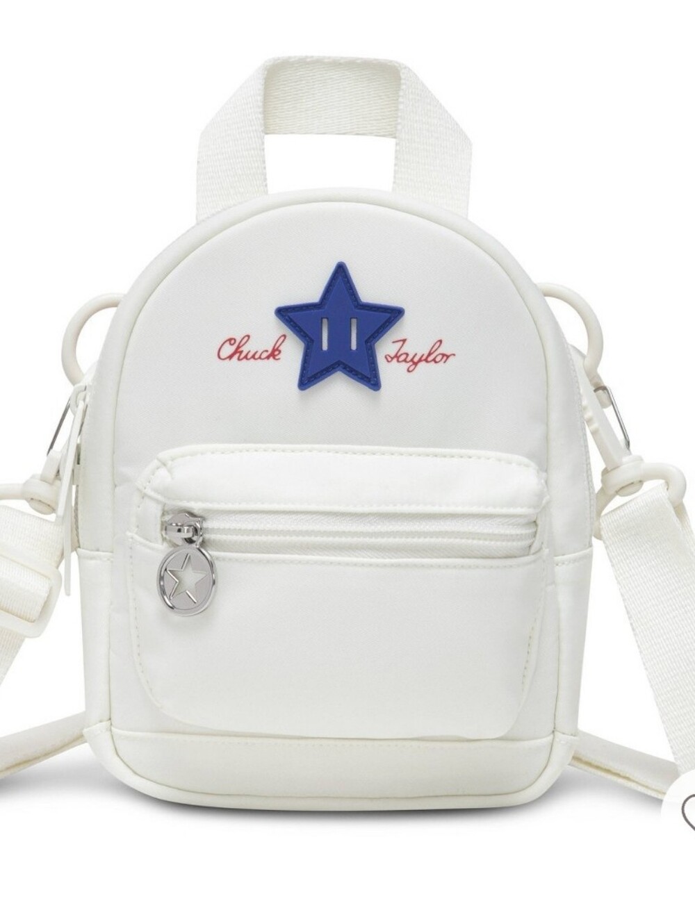 Converse Mini Star Lashtab Crossbody Bag- White